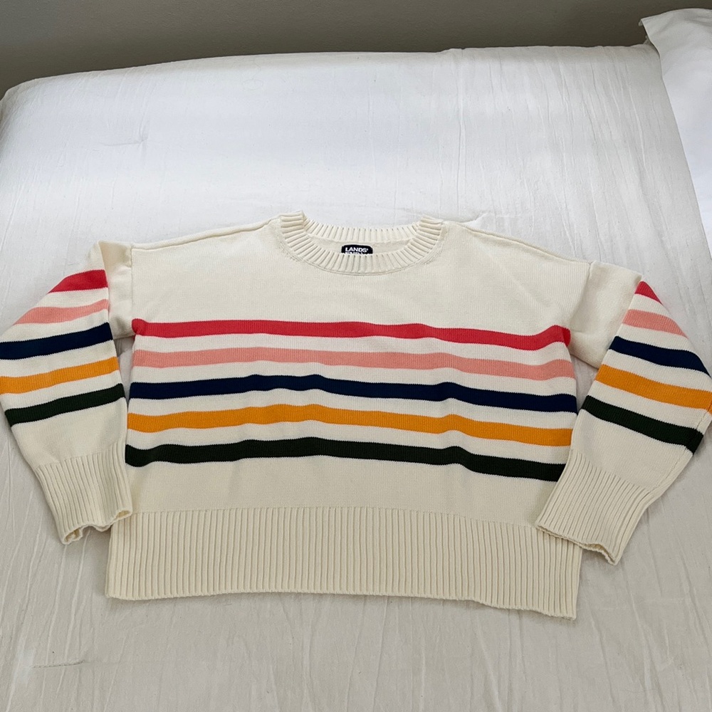 Land’s End Striped Sweater